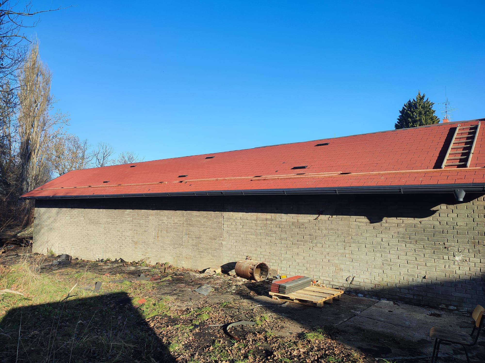 Realizace střechy Soběslav - asfaltová šindel